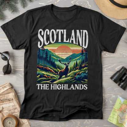 Scotland Highlands "Big and Bold" Comfort Colors T-Shirt