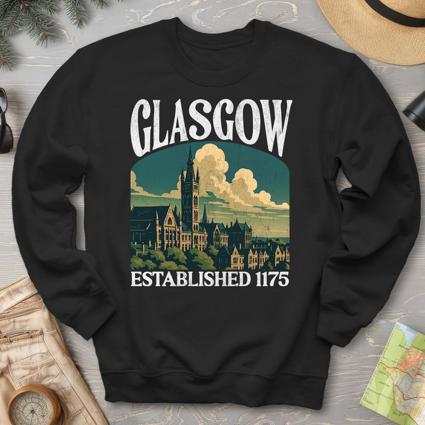Glasgow Scotland "Big and Bold" Sweatshirt