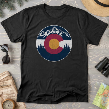 Colorado Badge Textured Comfort Colors T-Shirt