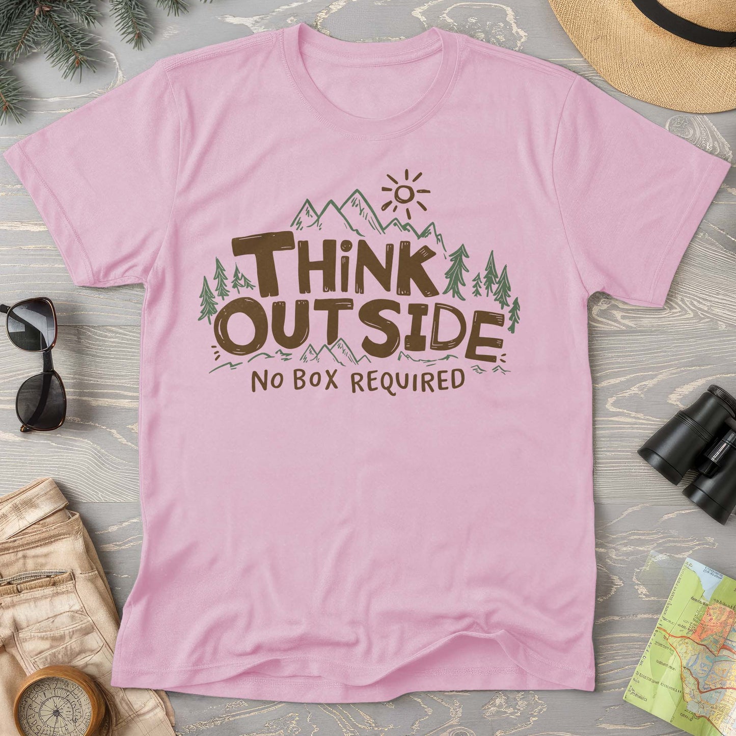 "Think Outside" Comfort Colors T-Shirt
