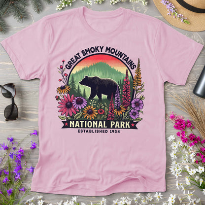 Great Smoky Mountains National Park "Wildflower" Comfort Colors T-Shirt