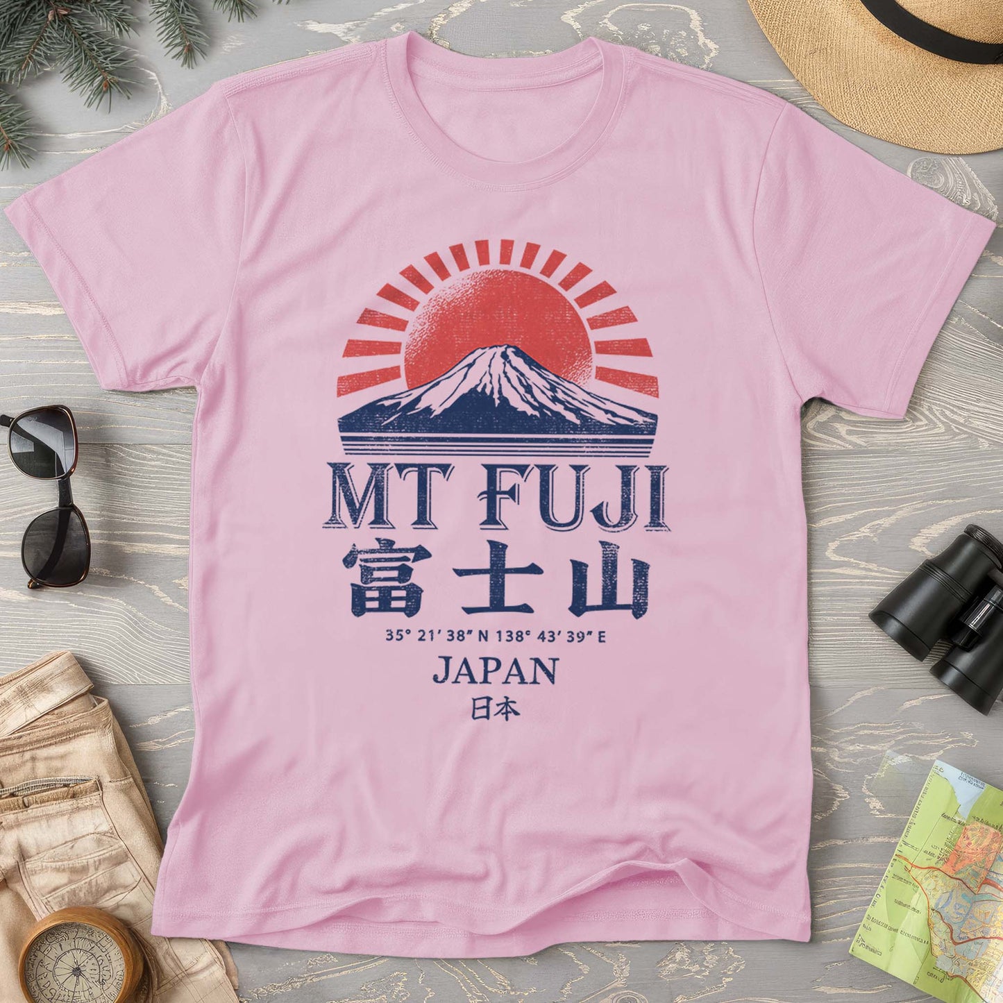 Mount Fuji Rising Sun T-Shirt