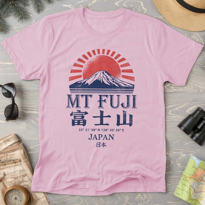 Mount Fuji Rising Sun T-Shirt