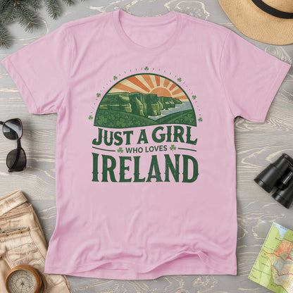 Just a Girl Who Loves Ireland T-Shirt