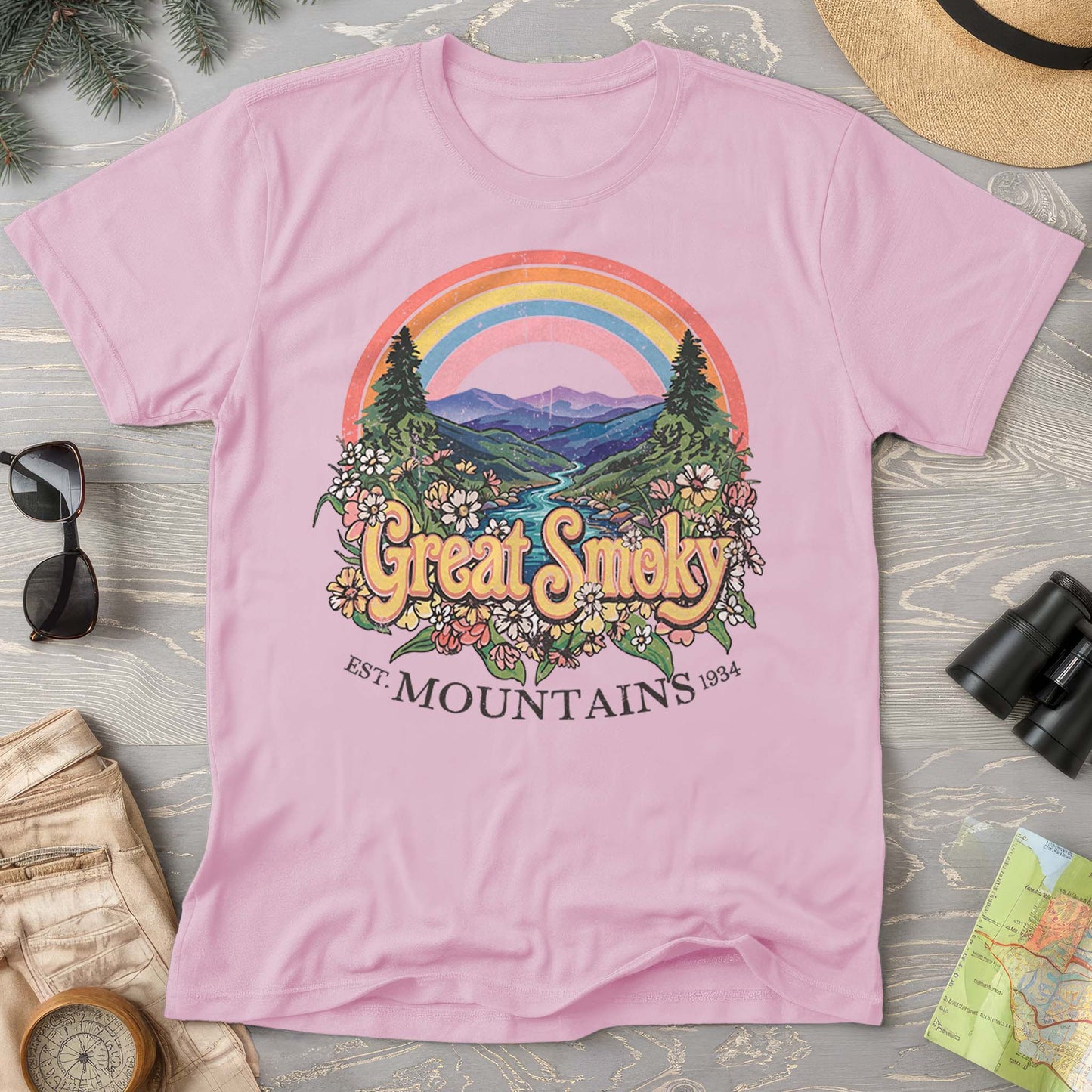 Smoky Mountains Rainbow T-Shirt