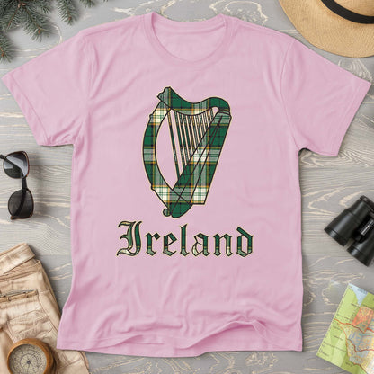 Ireland Tartan Harp T-Shirt
