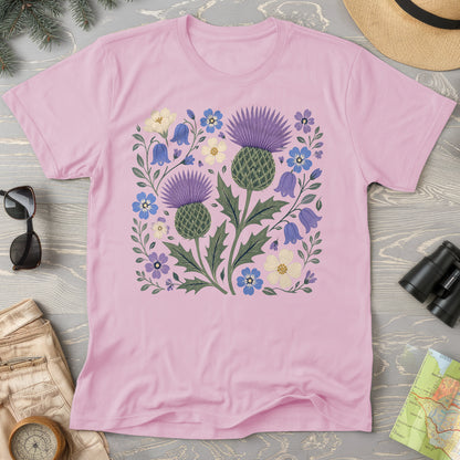 Scottish Thistle Floral T-Shirt