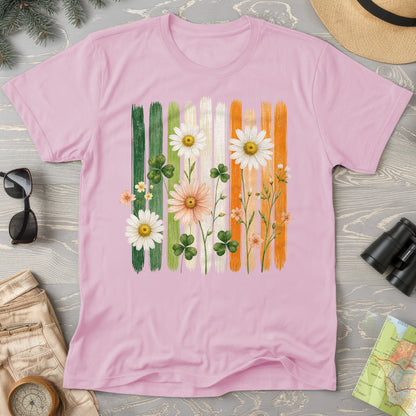 Irish Flower Stripes T-Shirt