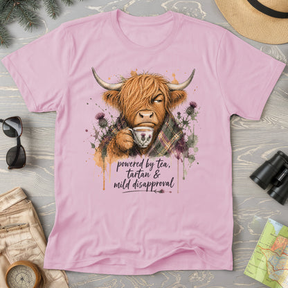 Mild Disapproval Tartan T-Shirt