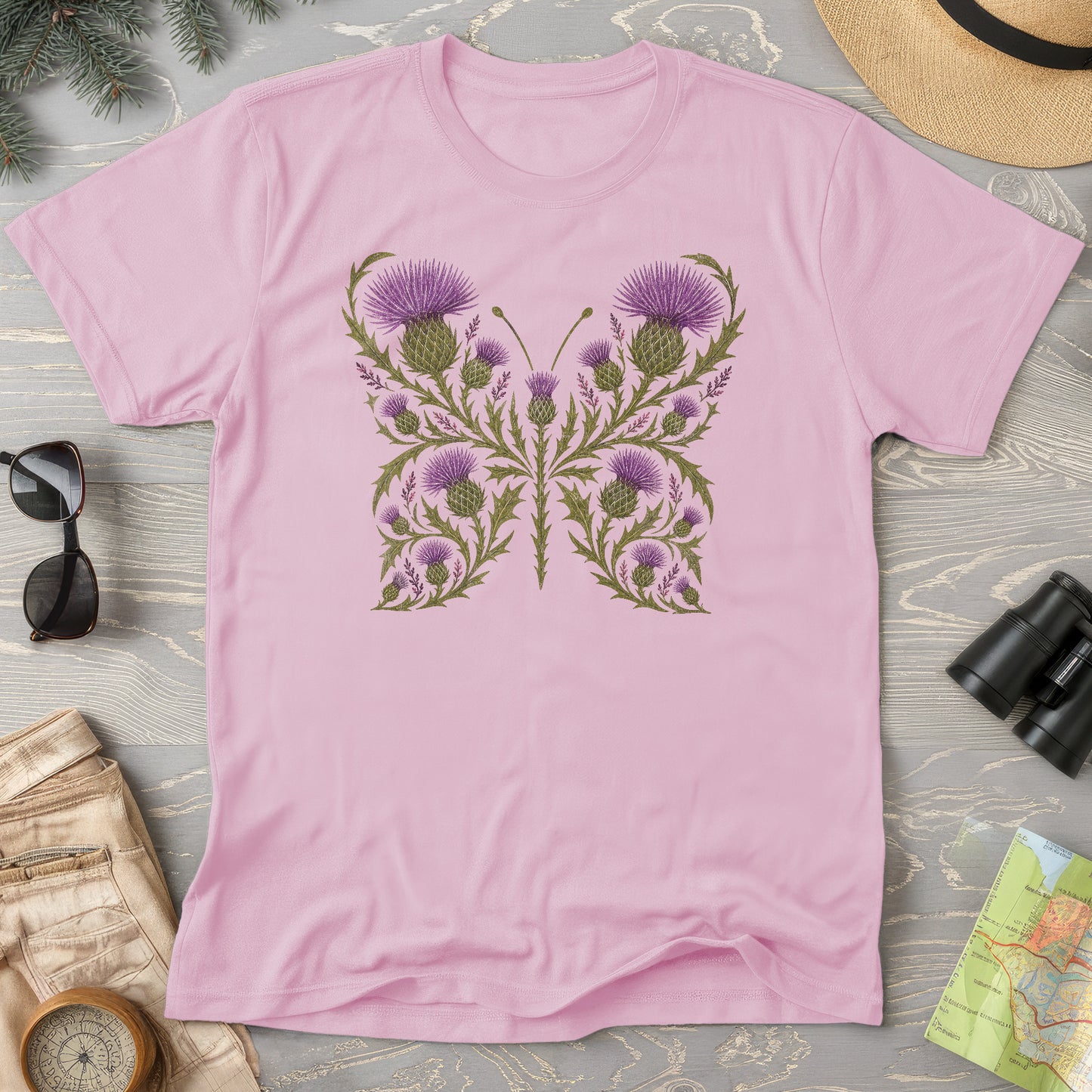 Thistle Butterfly 2 T-Shirt