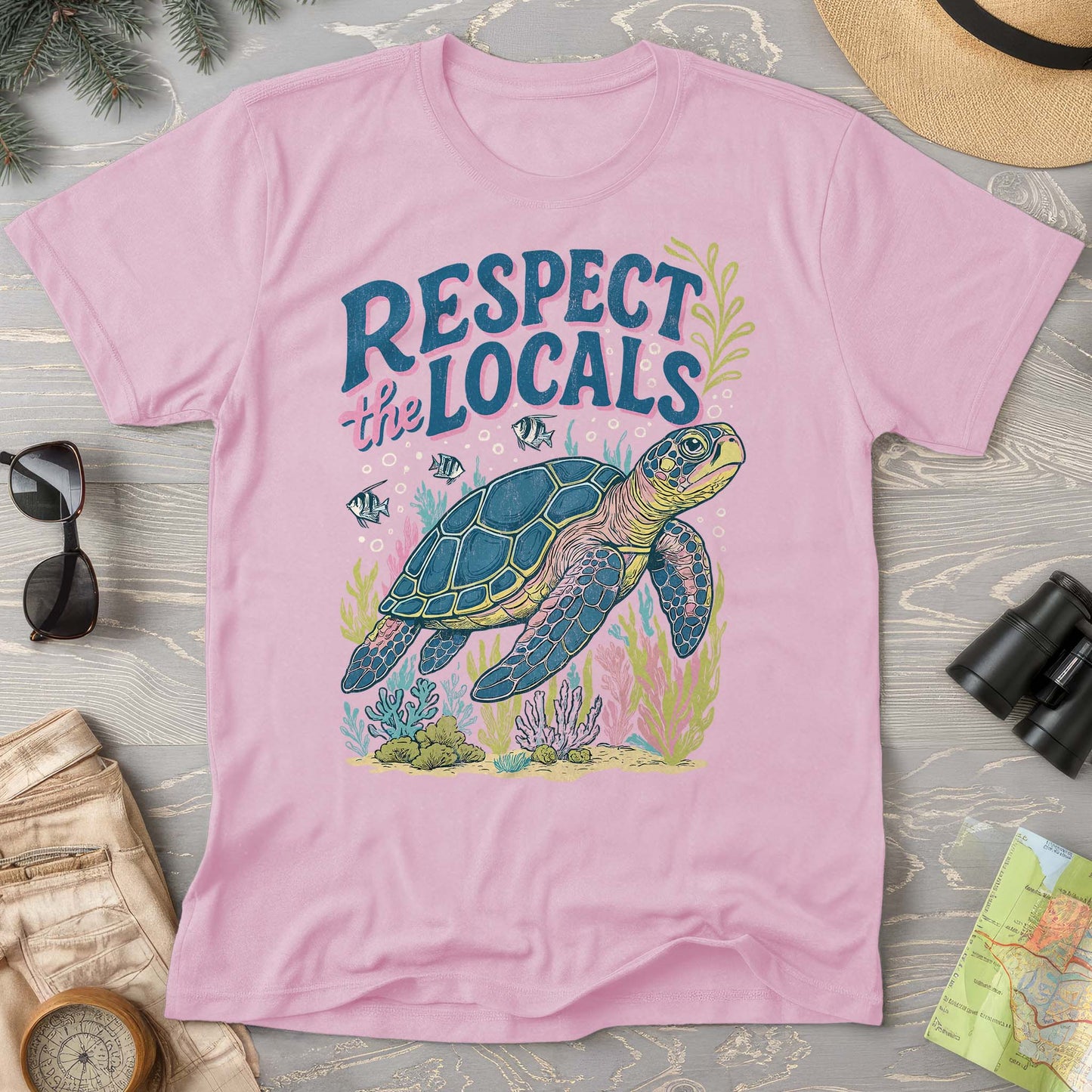 Respect the Locals "Sea Turtle" Comfort Colors T-Shirt
