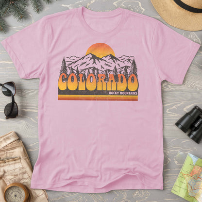 Colorado Rocky Mountains Groovy Vibes Comfort Colors 1717