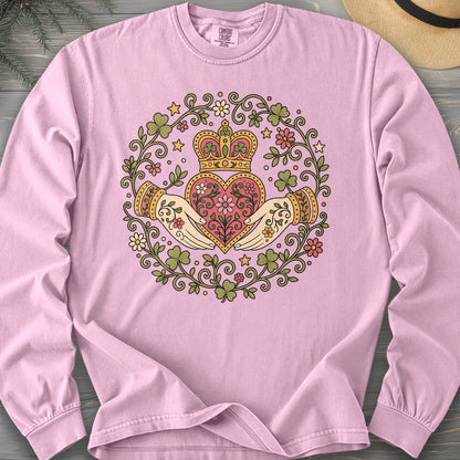 Claddagh Florals Long Sleeve Shirt