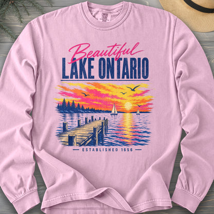 Lake Ontario Color Burst Long Sleeve Shirt