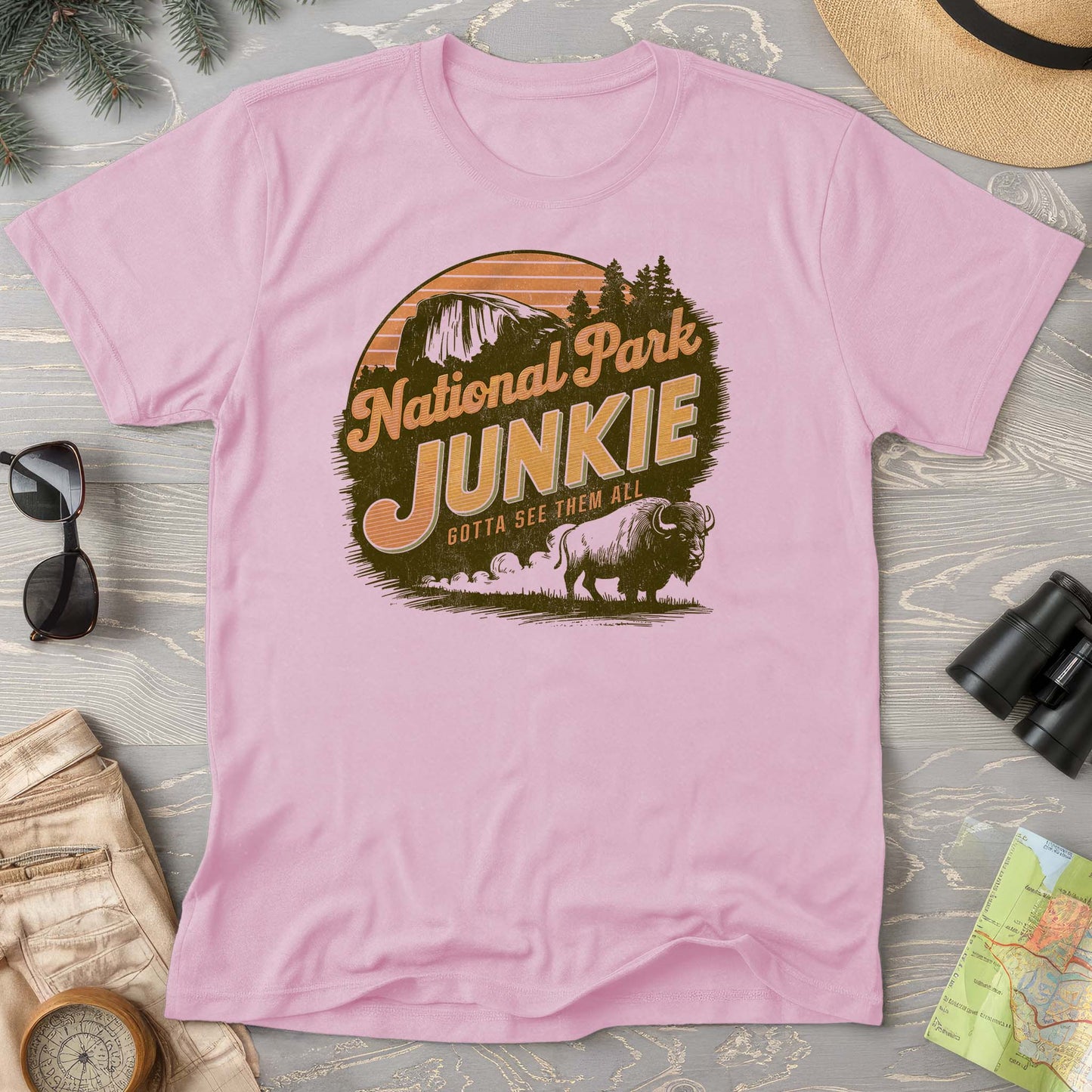 National Park "Junkie" Comfort Colors T-Shirt