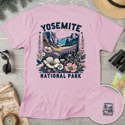 Yosemite National Park "Wildflower" Front/Back Print Comfort Colors T-Shirt