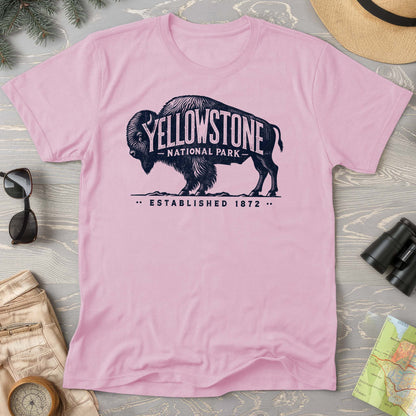 Yellowstone National Park "Vintage Buffalo" Comfort Colors T-Shirt