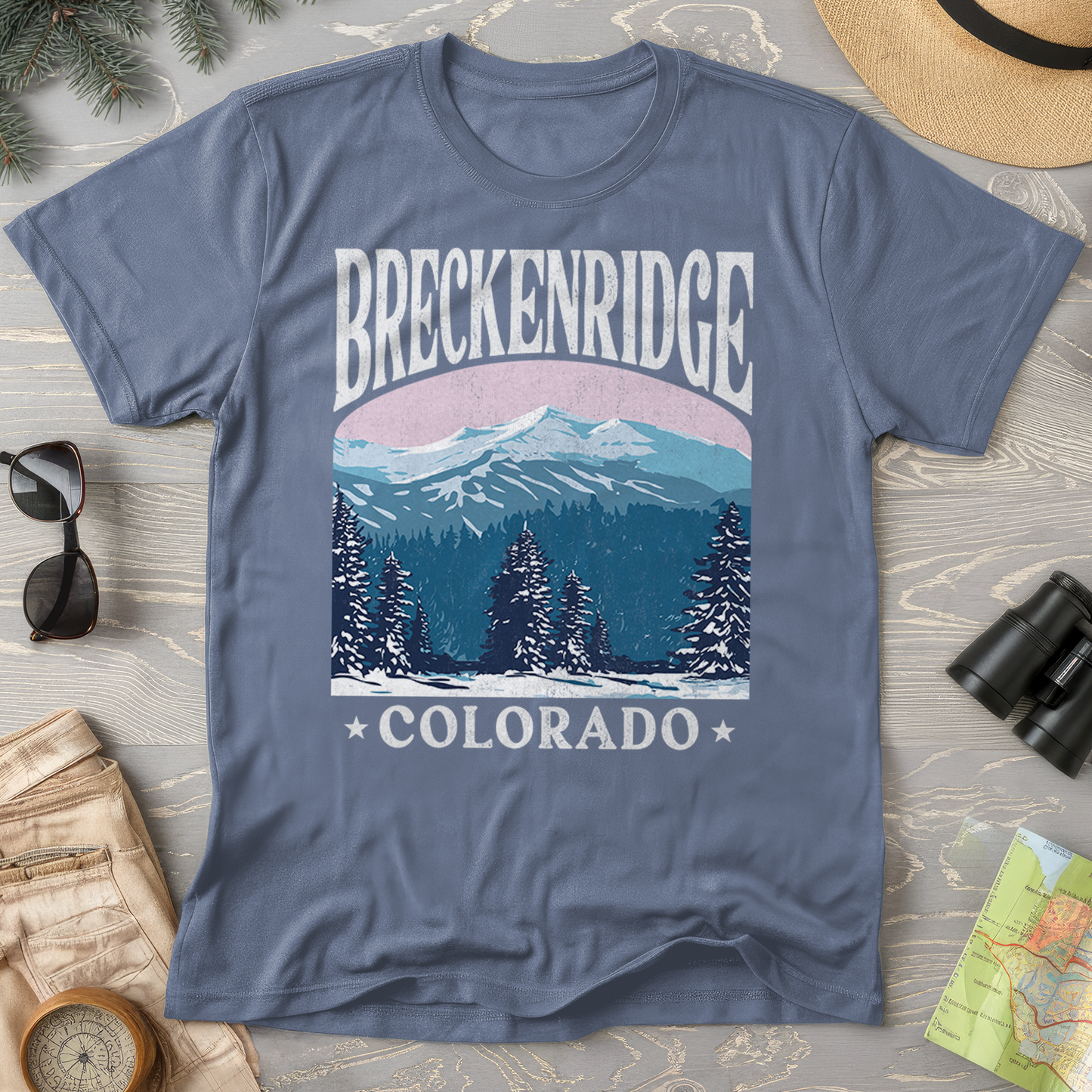 Breckenridge Colorado "Big and Bold" Comfort Colors T-Shirt