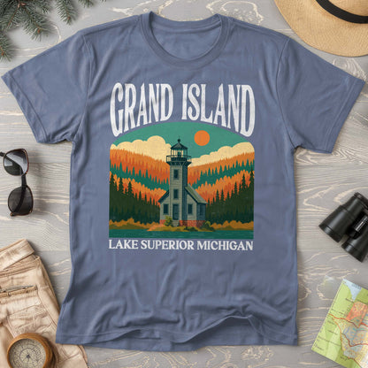 Grand Island Michigan "Big and Bold" Comfort Colors T-Shirt