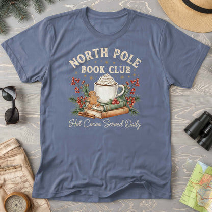 North Pole Book Club Comfort Colors T-shirt
