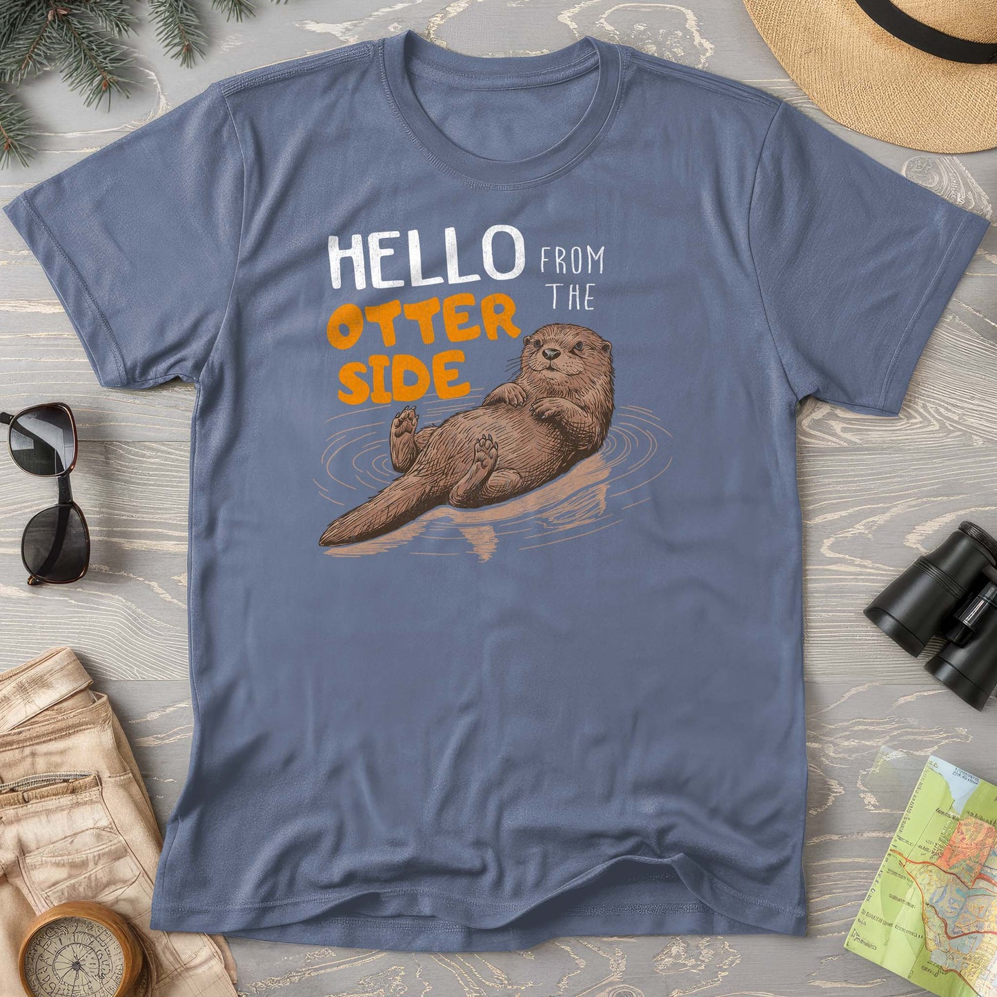 Hello From the Otter Side Comfort Colors T-shirt