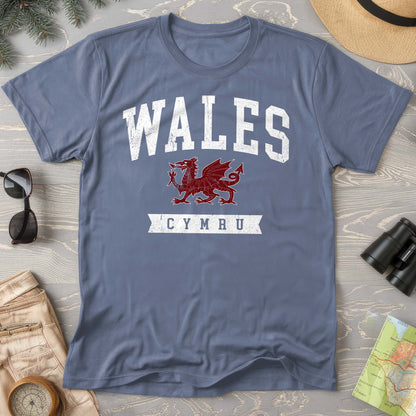 Wales Varsity Dragon Comfort Colors T-shirt