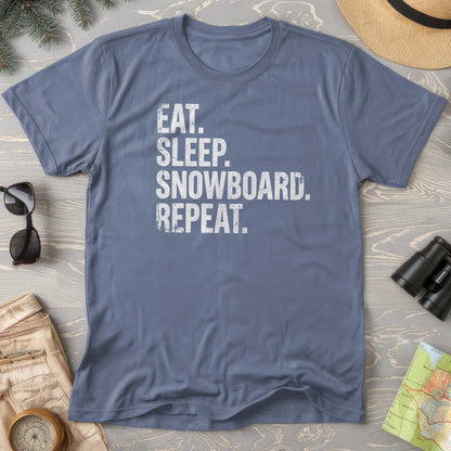 Eat Sleep Snowboard T-shirt
