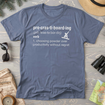 Procrastiboarding Snowboard T-shirt