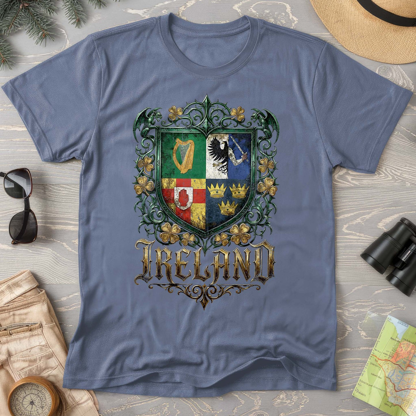 Irish Gothic Arms Comfort Colors T-shirt