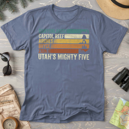Utah's Mighty Five Stripes T-Shirt