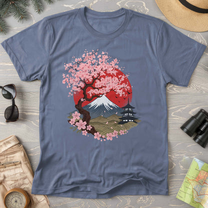 Mount Fuji Cherry Blossoms T-Shirt
