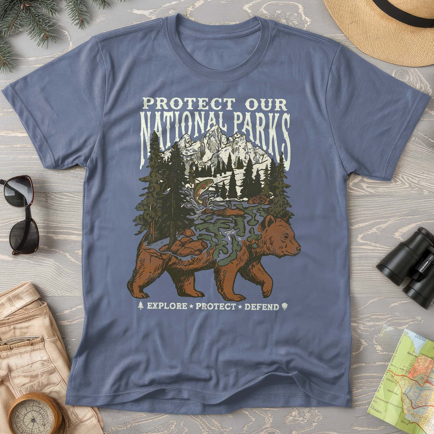 Protect Our Parks Bear T-Shirt