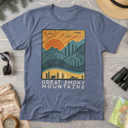 Smoky Mountains Scandi T-Shirt