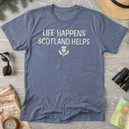 Life Happens Scotland T-Shirt
