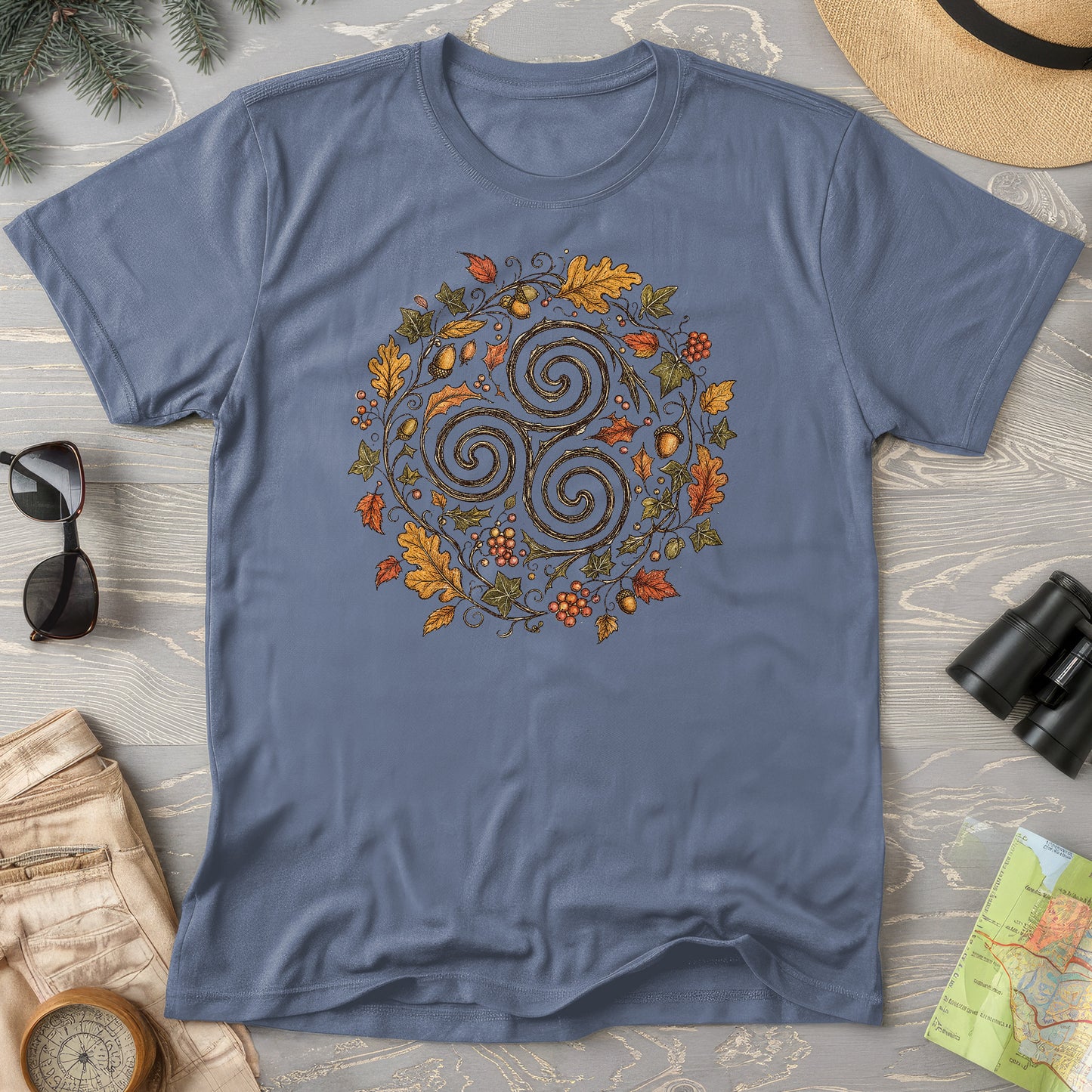 Celtic Autumn Spiral T-Shirt