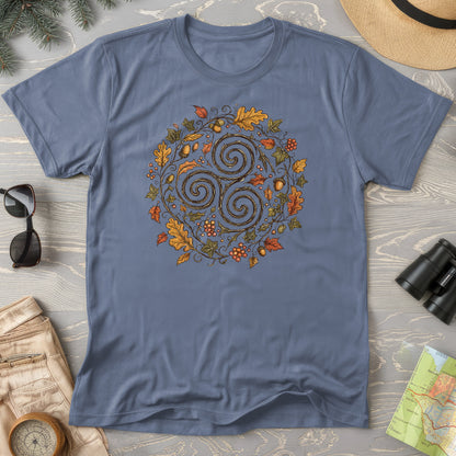 Celtic Autumn Spiral T-Shirt