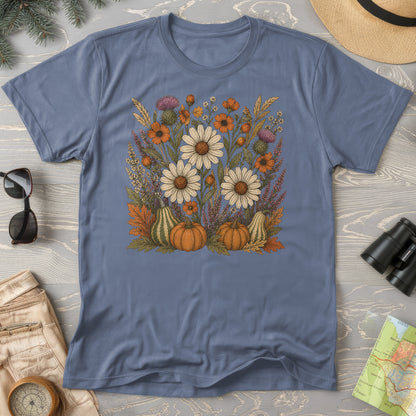Pumpkin Florals T-Shirt