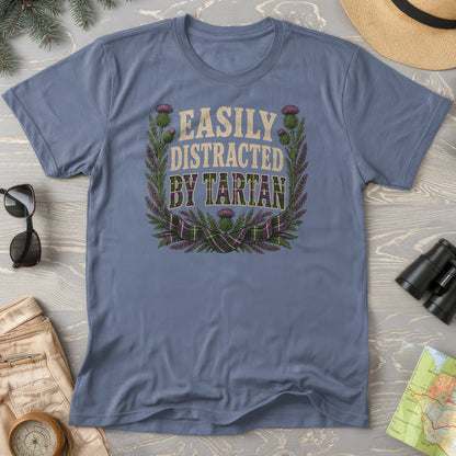 Easily Distracted By Tartan T-Shirt