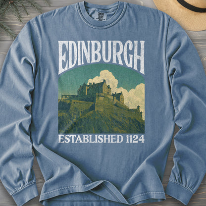 Edinburgh Scotland "Big and Bold" Long Sleeve Shirt