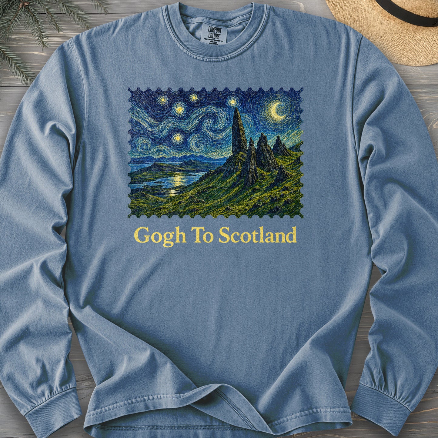 Gogh To Scotland Long Sleeve Shirt