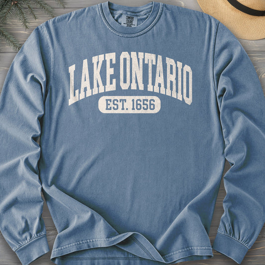 Bargain Bin Overstock! Lake Ontario Varsity Long Sleeve Shirt