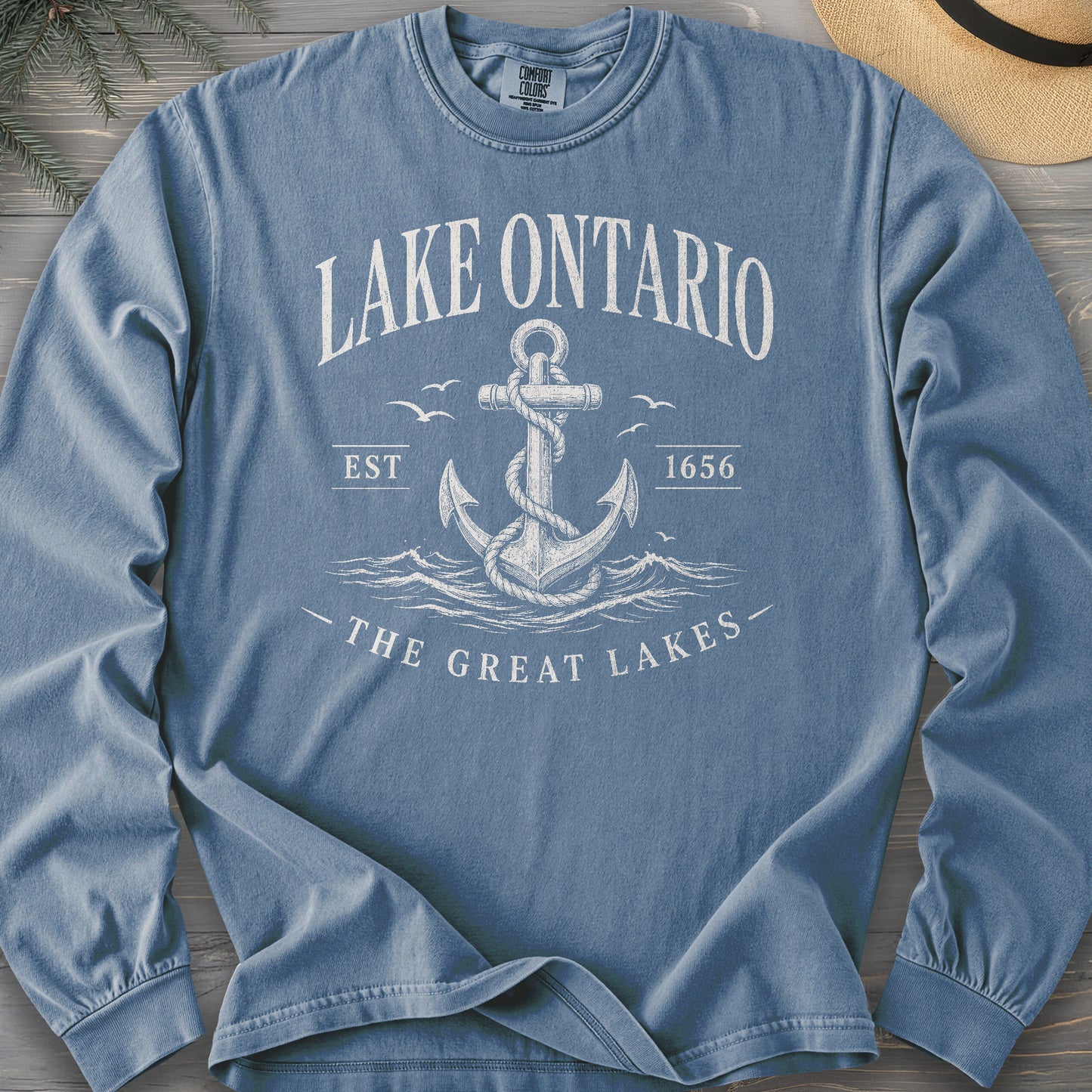 Lake Ontario Anchor Long Sleeve Shirt