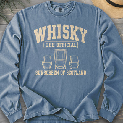 Whisky Scottish Sunscreen Comfort Colors 6014 Long Sleeve
