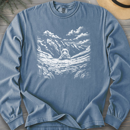 Watchful Scottish Terrier Comfort Colors 6014 Long Sleeve