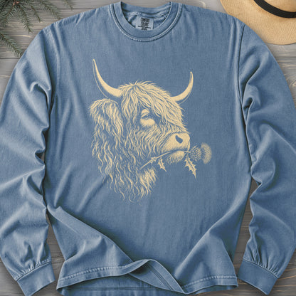 Coo wThistle Comfort Colors 6014 Long Sleeve