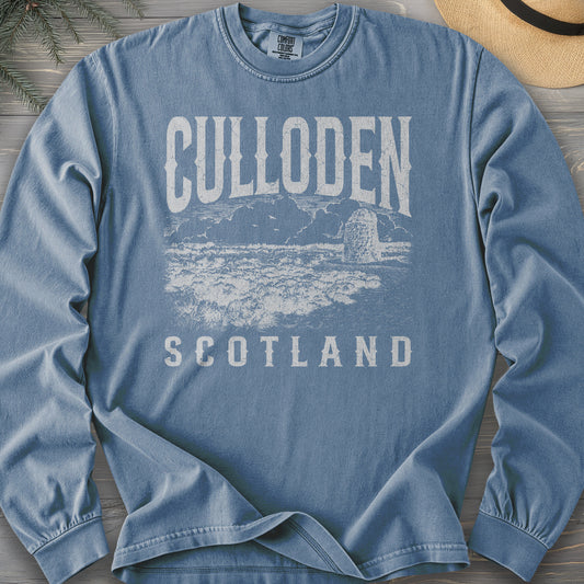 Culloden Scotland Sketch Long Sleeve Shirt