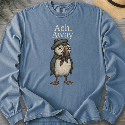 Ach, Away Puffin Comfort Colors 6014 Long Sleeve