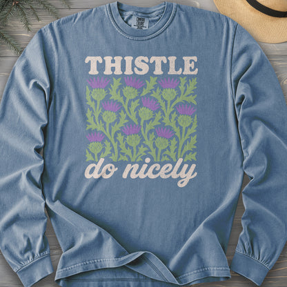 Thistle Do Nicely Comfort Colors 6014 Long Sleeve
