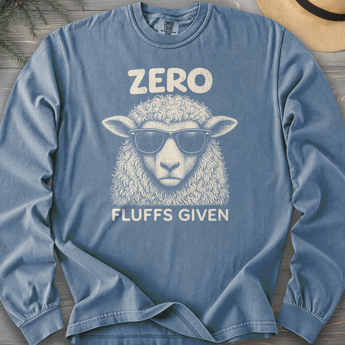 Zero Fluffs Given Long Sleeve Shirt