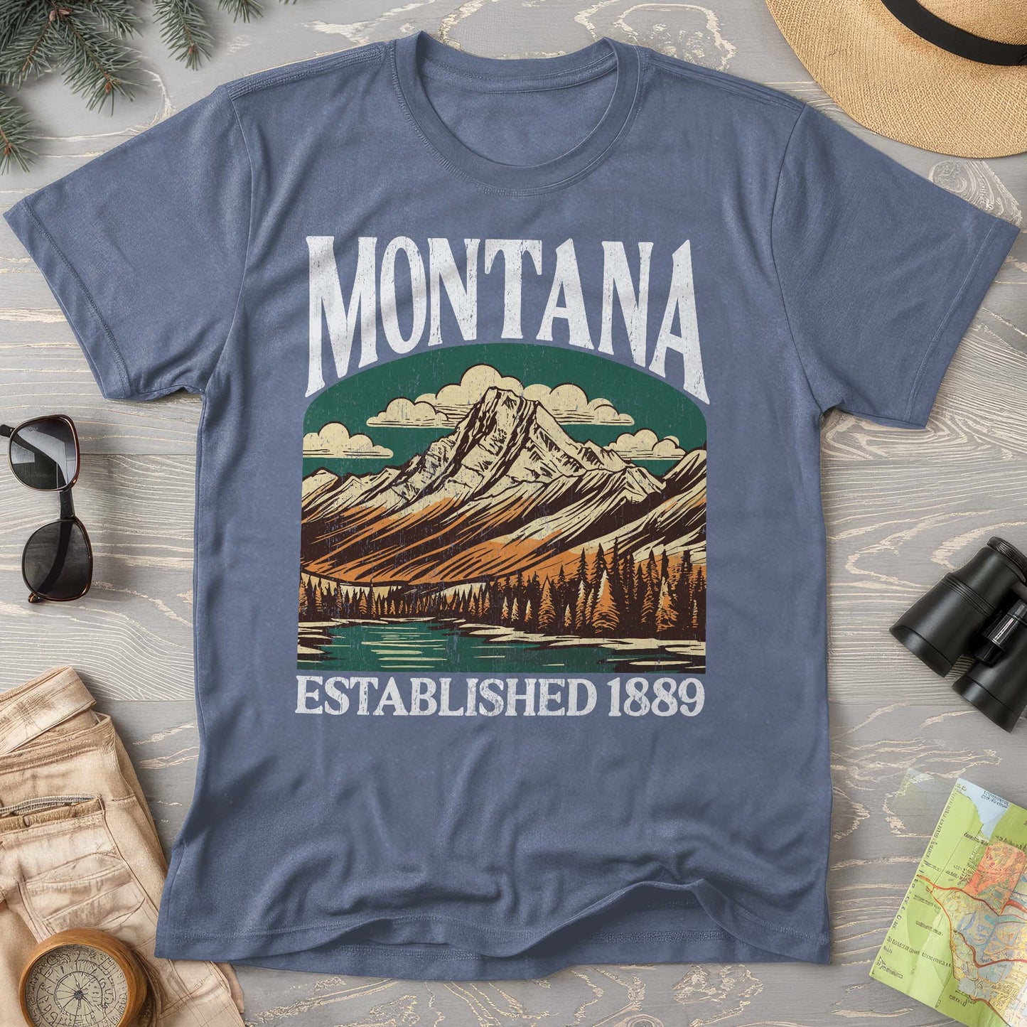 Montana "Big and Bold" Comfort Colors State T-Shirt